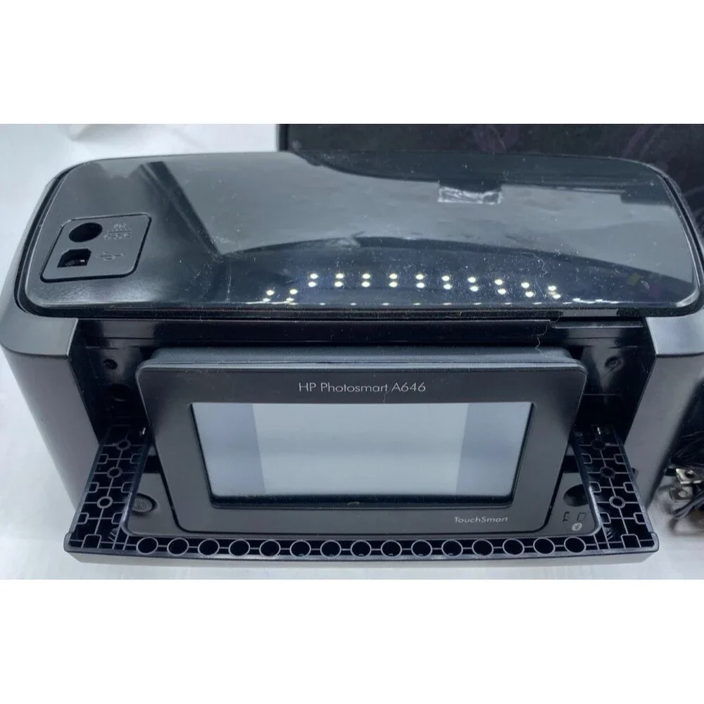 HP Photosmart TouchSmart A646 Printer With Case Untested